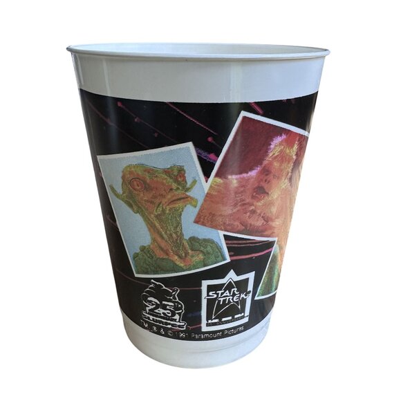 Vtg Star Trek TOS Slurpee Cup 7-Eleven Plastic Cup 1991 Aliens - Picture 2 of 7